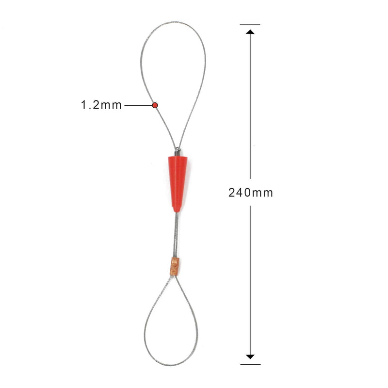 10M 33ft Fish Tape Cable Puller Kit 4mm PET Electrical Cable Puller Through Wall Wire Guide Device Threader Fish Cable Fastener 10m (33ft) Style B