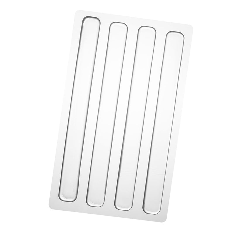 Cabinet Door Bumper, Glass Table Top Anti Slip Pads, Self Adhesive Bumpers Stripes Anti Collision Transparent Cabinet Door Bumper for Door Handles Refrigerator Doors
