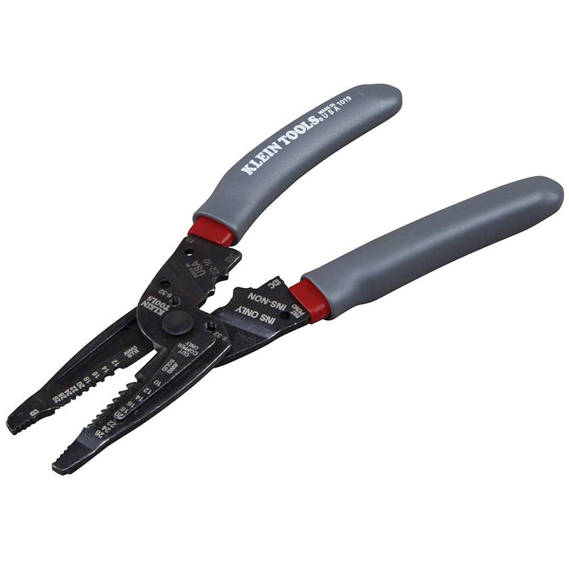 Klein Tools 1019 Klein Kurve Wire Stripper / Crimper / Cutter for B and IDC Connectors, Made in USA, Terminals, More Stripper/Crimper/Cutter
