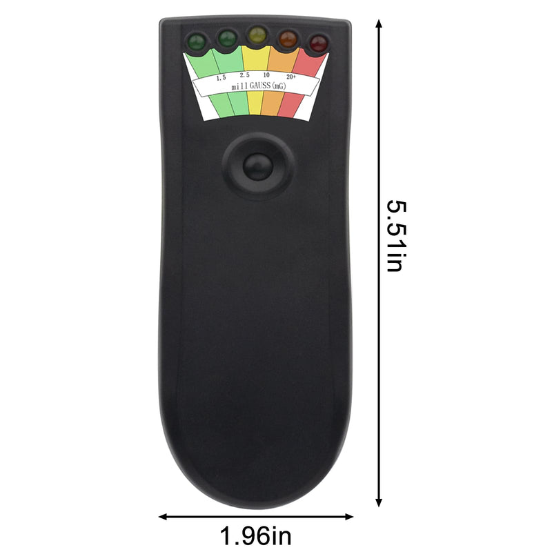 5 LED Ghost Hunting Equipment, EMF Detector for Home/Office Inspections Magnetic Field Detector (1 Pack)