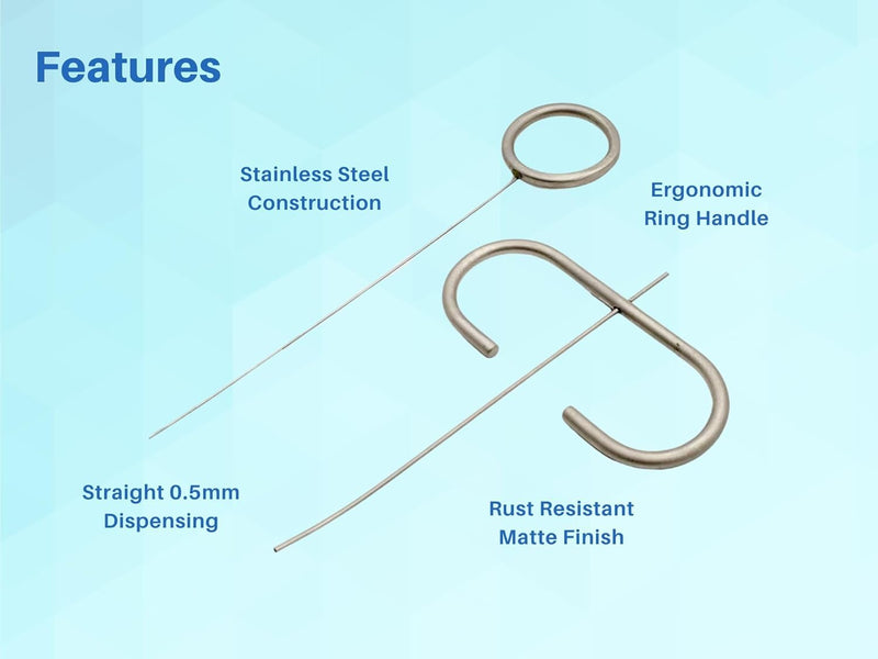 Artman Instruments Dental Endodontic MTA Cement Teeth Filling Plugger Curved 0.5mm Applicator Carrier Root Canal