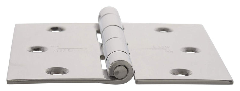 SSISKCON Stainless Steel Square Corner Hinge, C-Hole, Mirror, 3"x3", 1-Pack