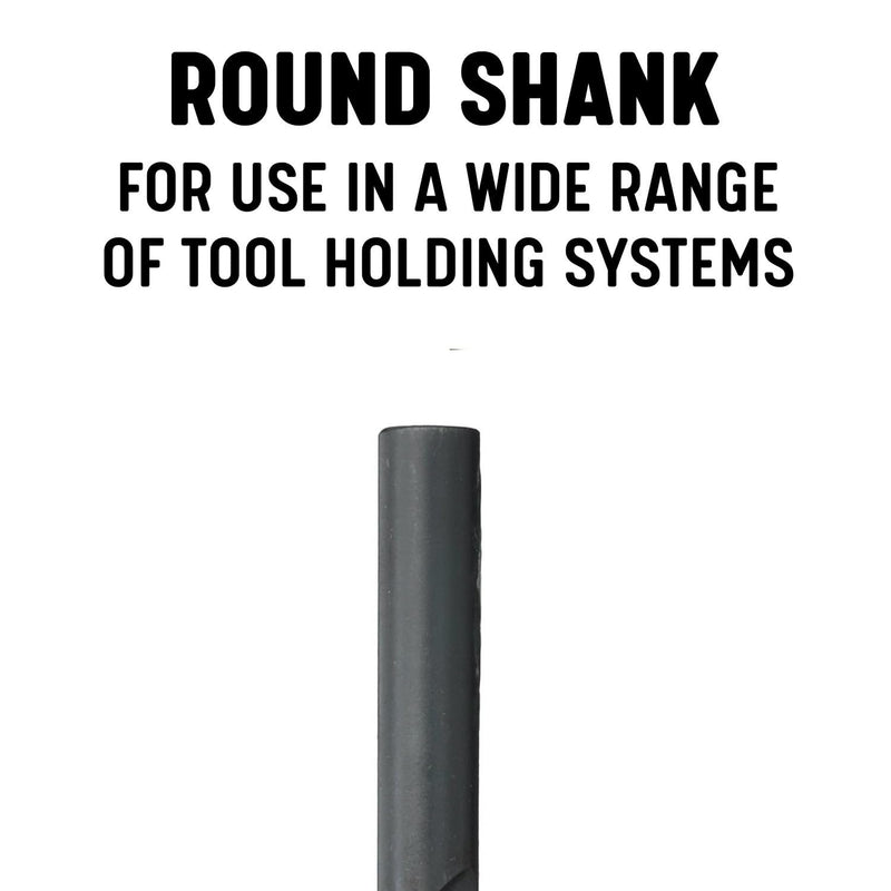 Drill America - DWDDL8X1/4 1/4" x 8" High Speed Steel Extra Long Drill Bit, DWDDL Series 8" Length, Straight Shank 1/4 in