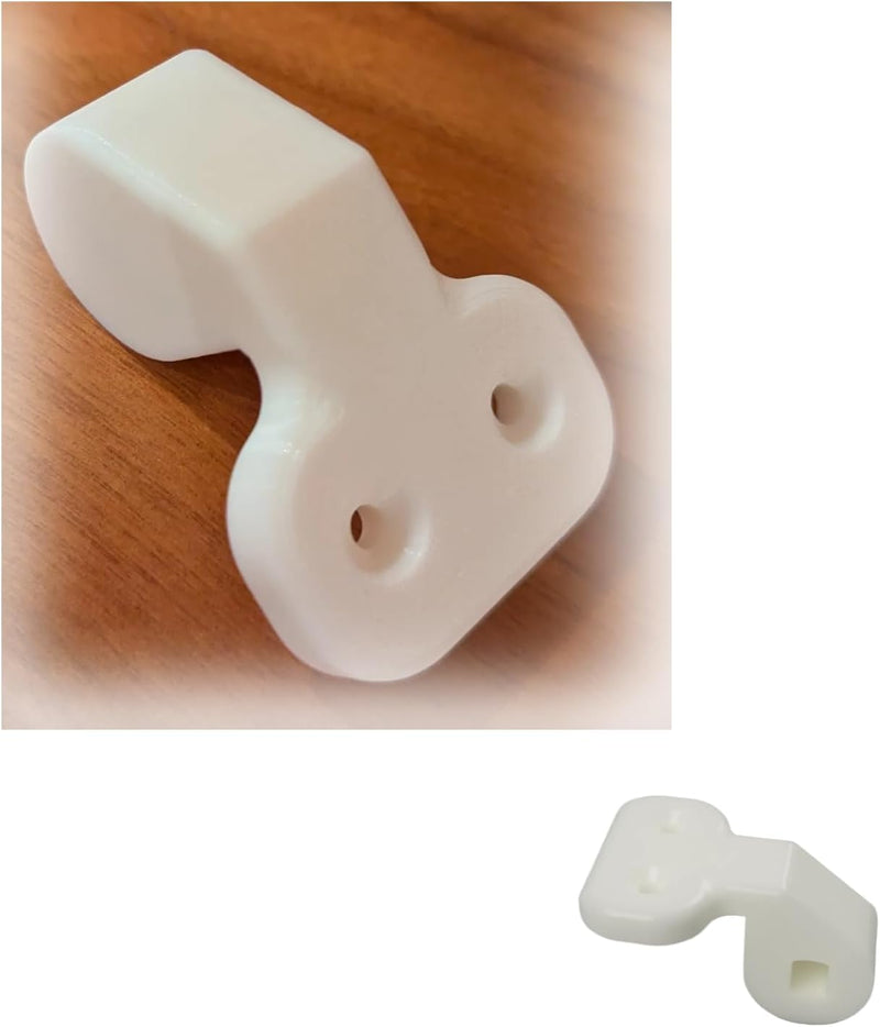 Replacement for Bemis Toilet seat Hinges Replacement Compatible with Bemis/NextStep2 2-Pack Universal Bracket, Easy No-Tool Installation, Durable Mounting Bolts for Secure Fit