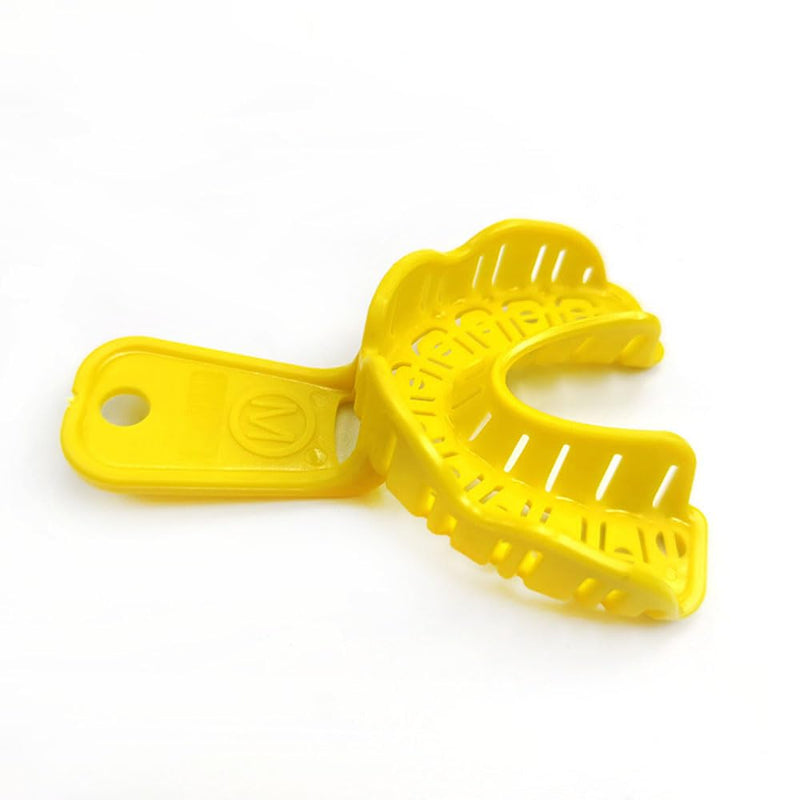 6pcs/Bag Dental Thermoplastic Impression Tray S M L for Irregular Tooth Alignment Can Be Reshaped Printer Trays