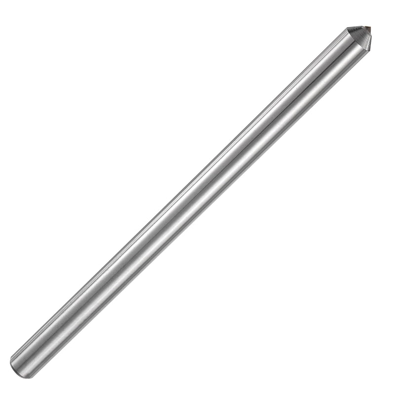 uxcell 2pcs Diamond Dressers, 9.5mm x 152mm (3/8" x 6") Single Tapered Point Grinding Wheel Round Pen Welded Diamond Dressing Tools, Silver Tone