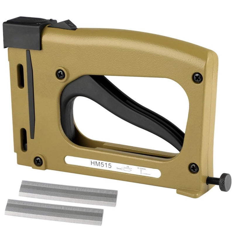 Point Driver for Pictures Framing with 1000 Staples, Picture Frame Stapler, Adjustable Point Tacker, Framing Point Driver for Picture Frames, Furniture Repair, DIY Crafts