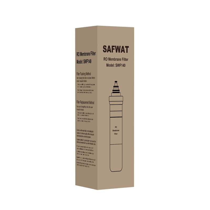SAFWAT SWF140 Compatible with Brondell Circle RC100 RO System, Replacement for RF-40 Membrane Water Filter