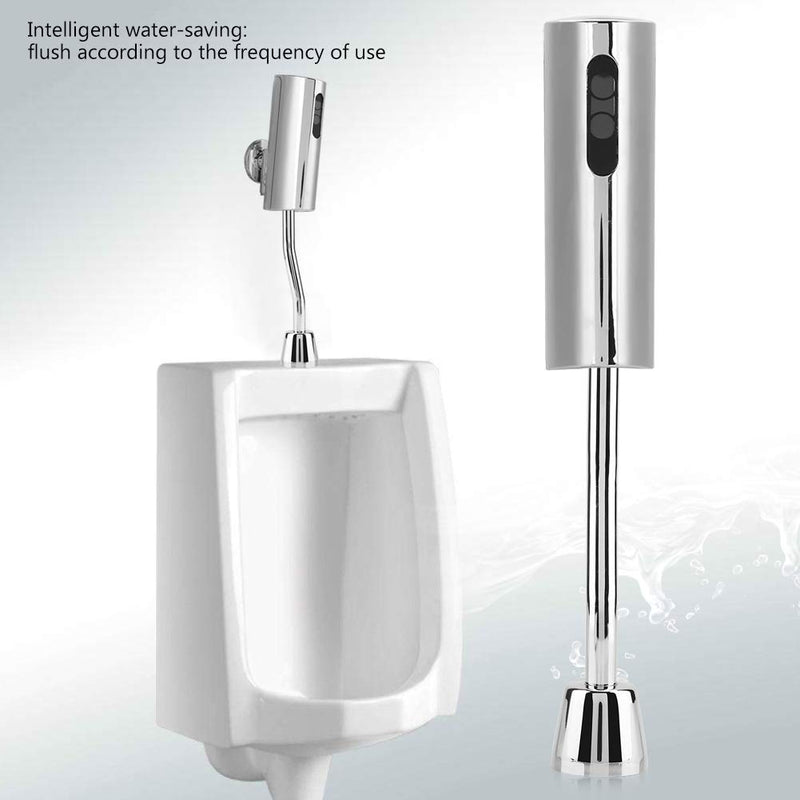 Automatic Sensor Urinal Valve, Urinal Flush Valve Auto Urinals Flushing Set, Wall Mounted Touchless Flush Valve Bathroom Fixtures, for Bathroom Toilet