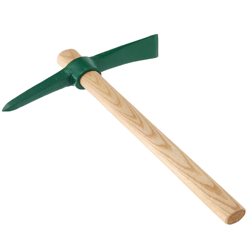 4 PCS 15 Inches Pick Axe, Forged Mattock Tool, Heavy Duty Pick Mattock with Non-Slip Handle for Gardening, Camping, Prospecting