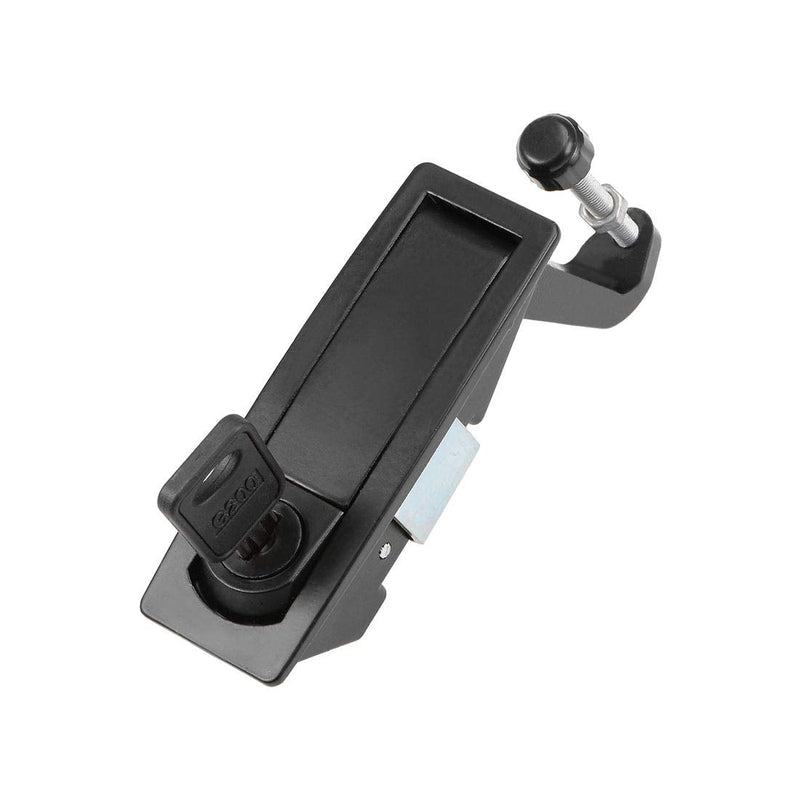 uxcell Electric Cabinet Panel Cam Lock Push Button Pop Up Door Lock W Key,Black 606-1 3pcs