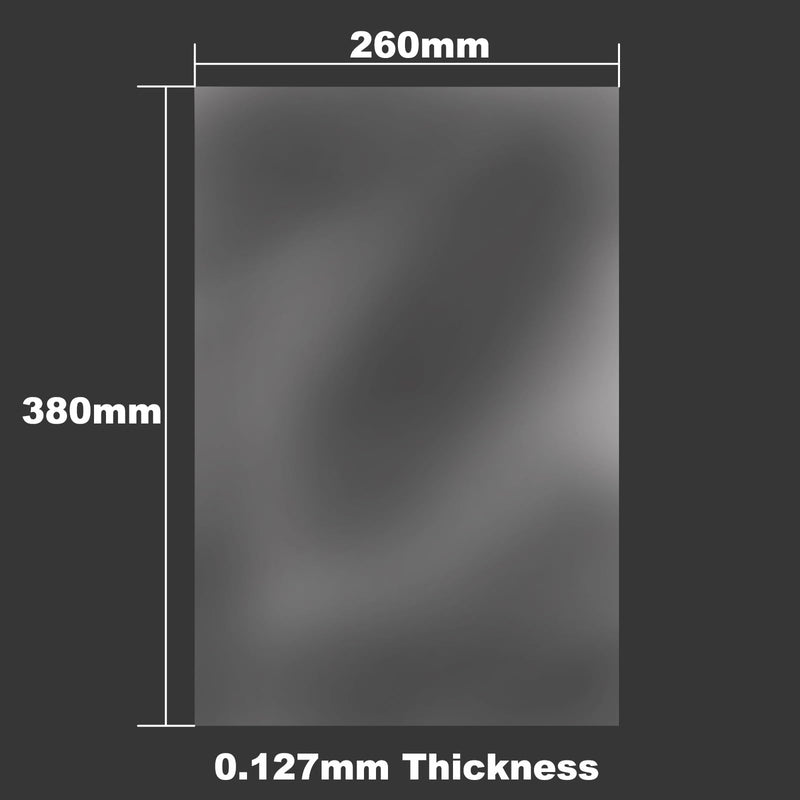 5PCS NFEP Release Film for Resin 3D Printer, PFA NFEP Film for Anycubic Photon M3 Max/ELEGOO Jupiter, 12.8-13.6 Resin 3D Printer, 380x260x0.127mm