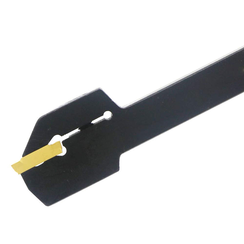 CNC Lathe Grooving Tool Holder MGEHR1212-2(0.47 Inch), with Three MGMN200 Cemented Carbide Blades. Yellow Processed Steel, Fuchsia Processed Stainless Steel, Silver Processed Aluminum Alloy. (2mm) MGEHR1212-2 (Right)