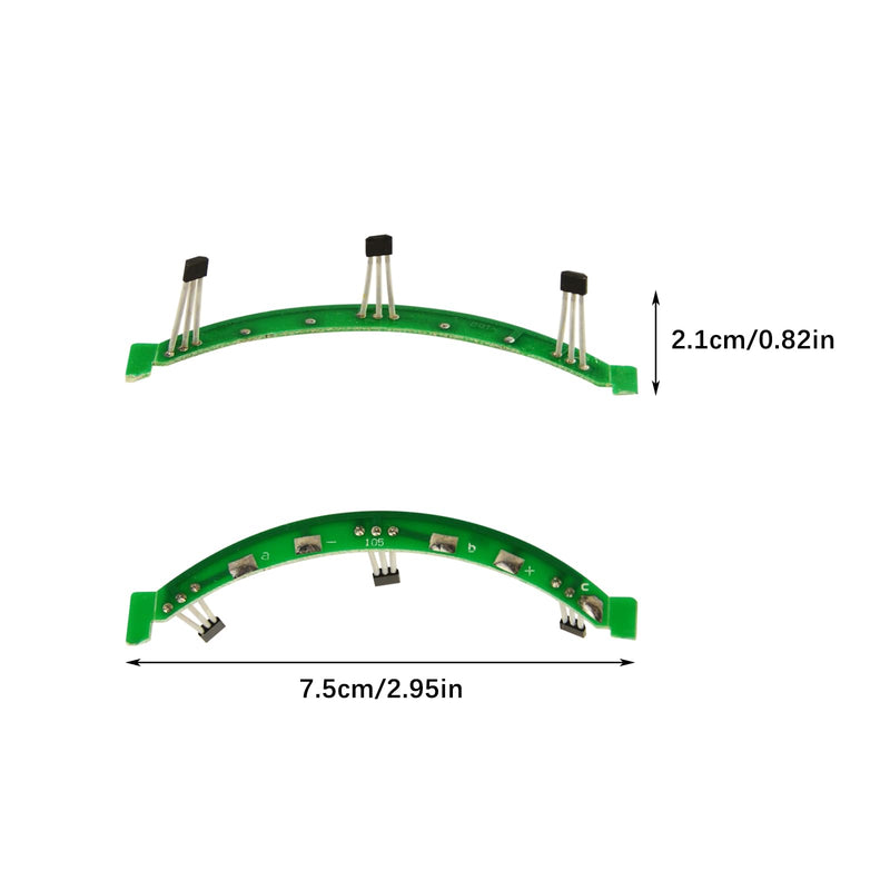 2Pcs Electric Scooter Hall Sensor Board, PCB Hub Motor Hall Effect Sensors, Scooter Accessory Elesensor Compatible with M365 Electric Scooter