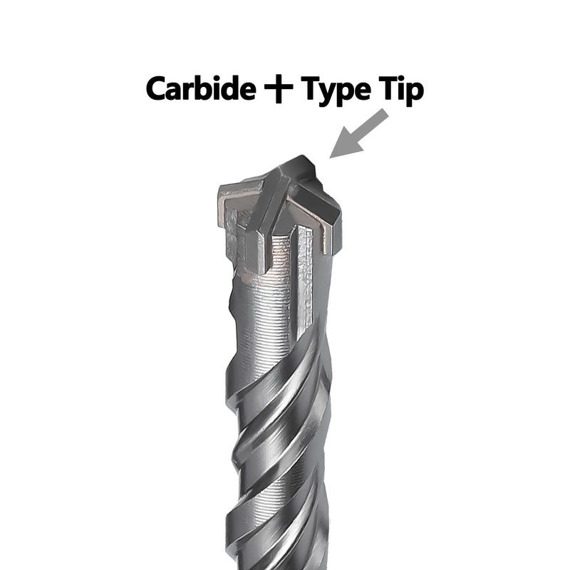 1 inch x 10 inch x 15 inch (26 x 380mm) SDS Max Rotary Hammer Drill Bit, Carbide Tip Masonry Drill Bit for Masonry, Brick, Stone, Concrete (1 inch x 15 inch (26 x 380mm)) 1 inch x 15 inch ( 26 x 380mm )