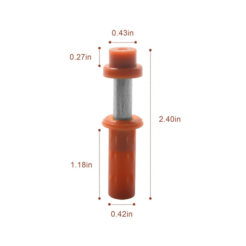 MP6701 Bi-Fold Door Top Pivot for Alliance Bi-Fold Doors, Door Top Pivot Replacement for Prime-Line MP6701 7/16 in (2 PCS)