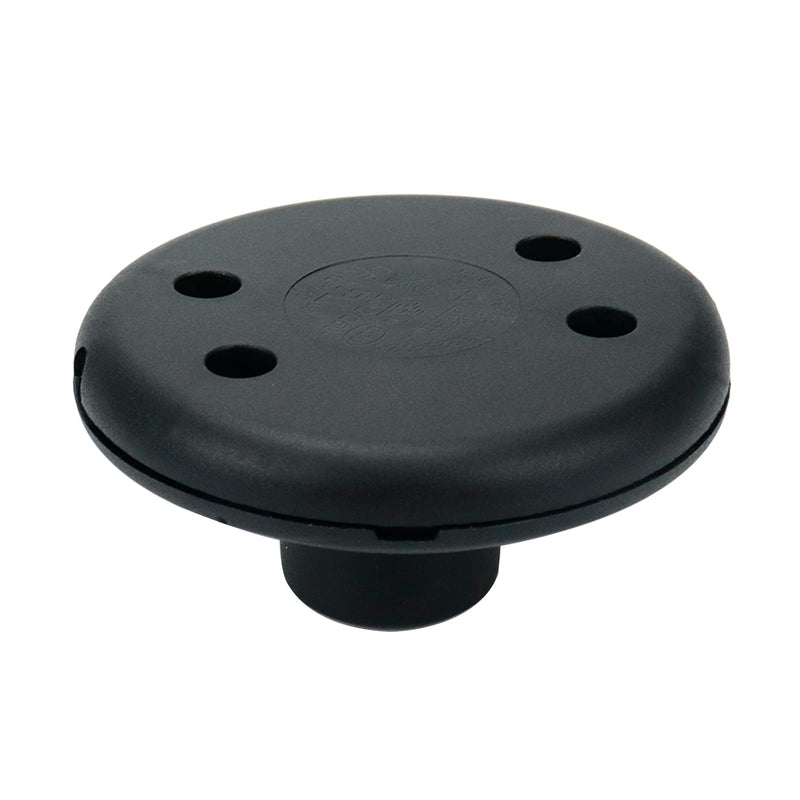 Black Floor Foot Switch,Round Floor Foot Switch Inline, Plastic Inline Foot Pedal Lamp Switch w/Push Step-on-Button for LED Light On-Off Control Black