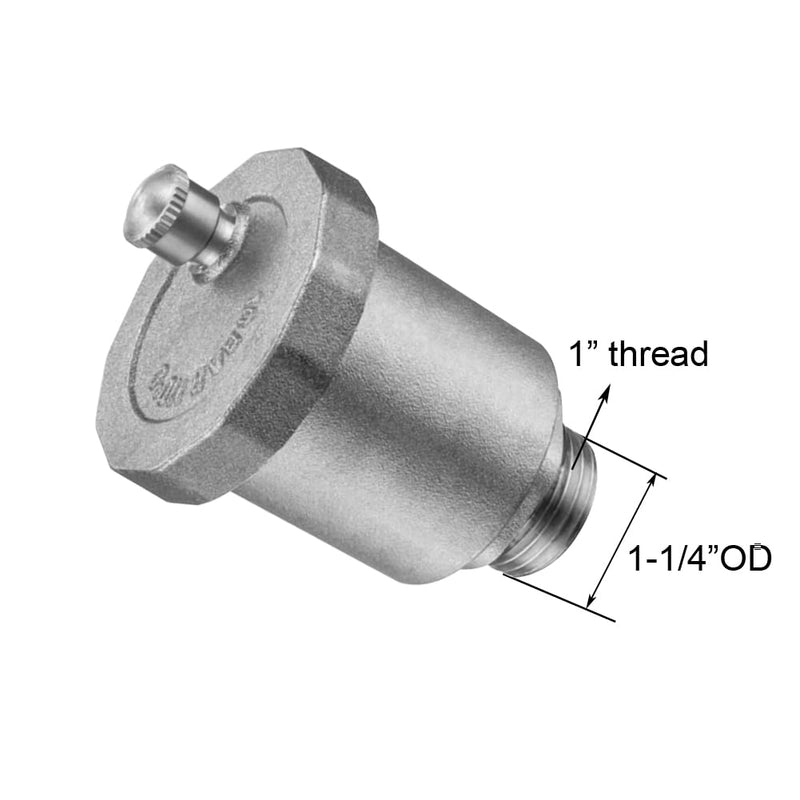 Automatic Float Valve, 1"G Stainless Steel Air Bleeder Release Vent Valve