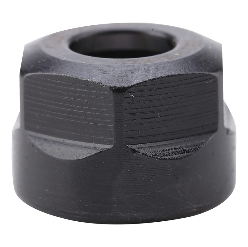 1Pcs Er11 Type Collet Clamping Nuts, Er11 Mutter M15 X 1 Nut Chuck Holder Clamping Bit (M15*1 ER11A) Black M15*1 ER11A