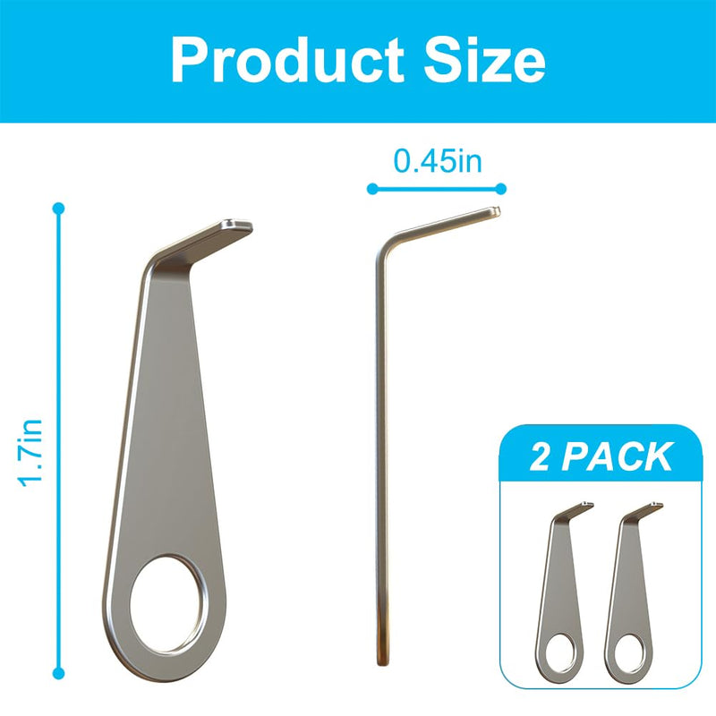 Video Doorbell Key Replacement Tool, Secure Removal Key Tool Compatible with All-New R/ing Battery Doorbell (2024), Ring Doorbell Camera Opening Key Tool (2 Pack)
