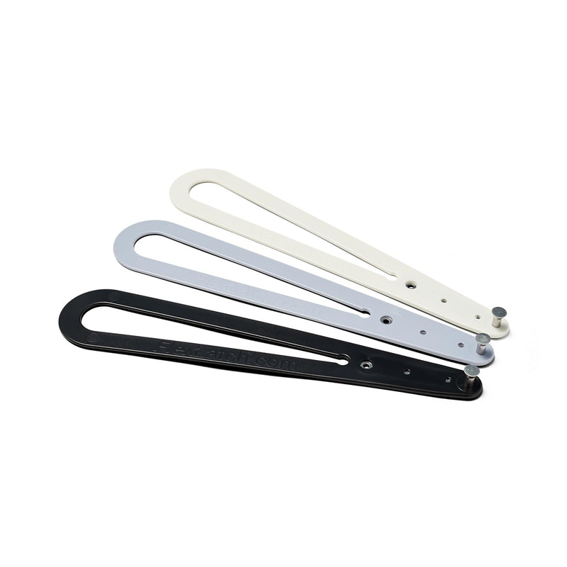 Cat Door Holder Latch - Extra Large Cat Door Alternative Installs Fast Flex Latch Strap Let's Cats in and Keeps Dogs Out of Litter & Food. Safe Baby Proof One Piece No Measuring Extra Easy White X-Large