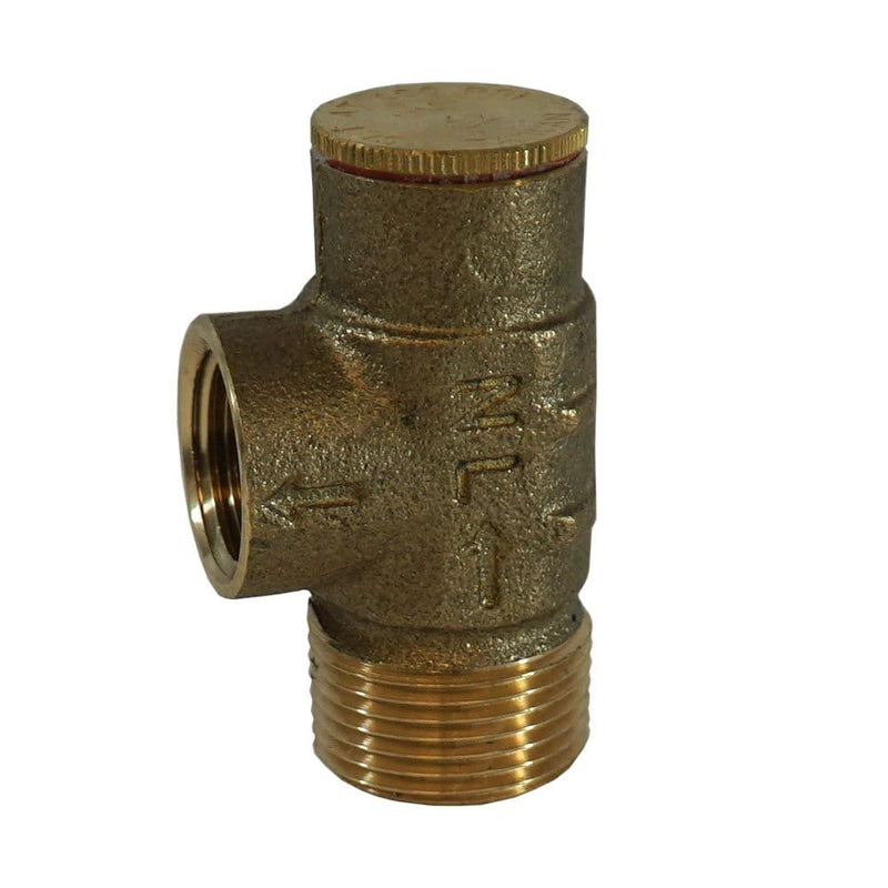 Merrill MFG 3/4" Lead-Free Brass Pressure Relief Valve – 100 PSI Water System Safety Valve, NPT Thread, Durable Corrosion-Resistant Design for Well, Plumbing & Irrigation Systems