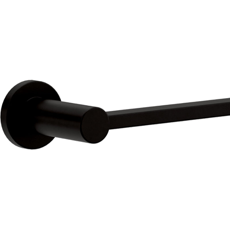 Franklin Brass Kildare (1-Pack) 18'' Towel Rack w/ 6" Extender for Bathroom Matte Black Towel Bar for Bathroom Wall Mounted Towel Holder Rod KLD26-MB