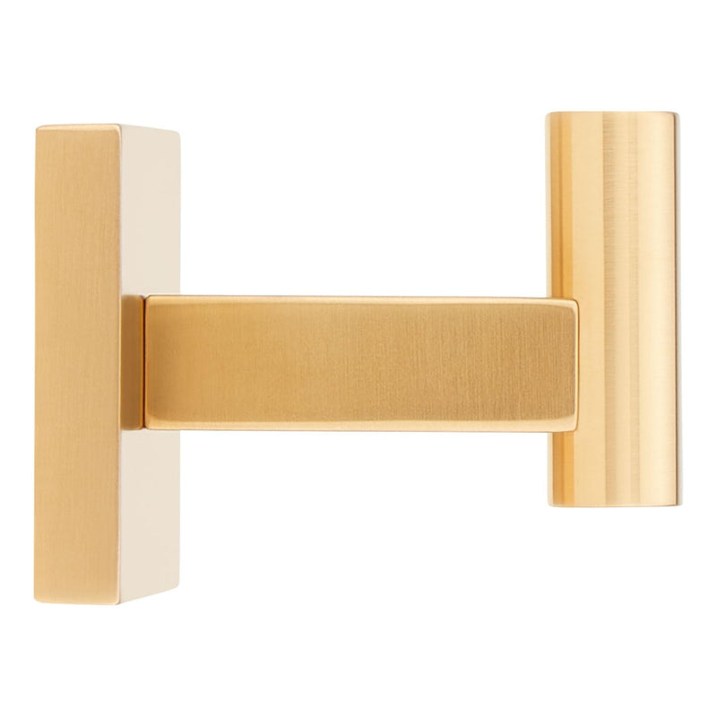 Hibiscus Robe Hook - Brushed Gold