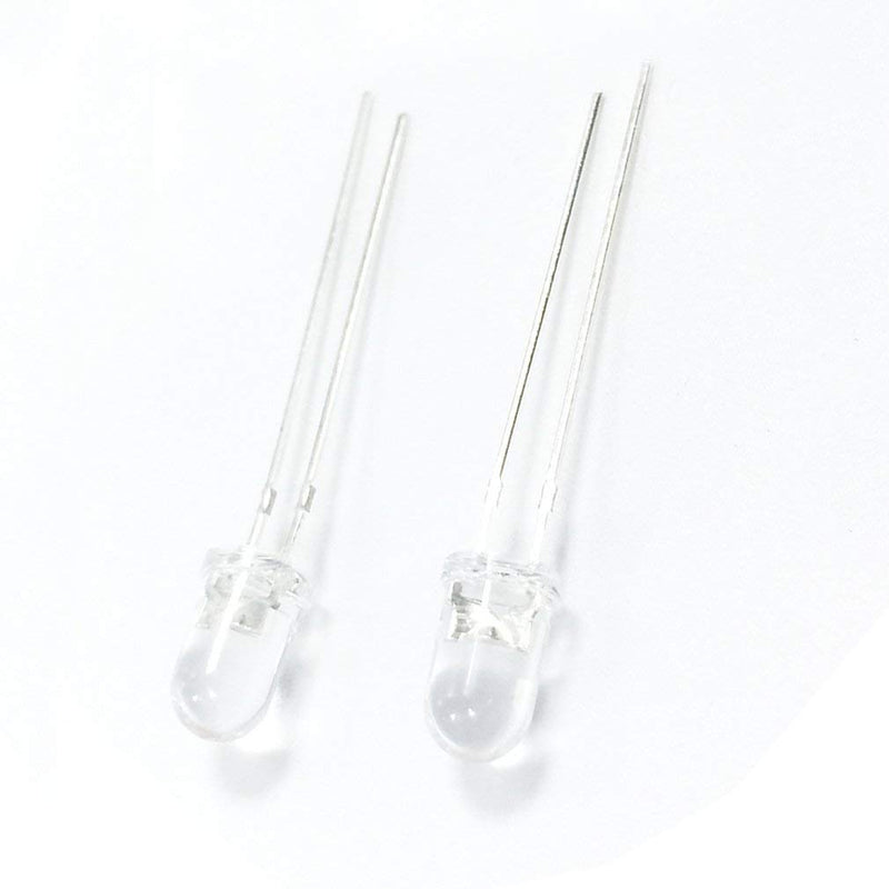 HiLetgo 20pcs 5MM Photo Transistor Phototransistor PT334-6C Photo Transistor Phototransistor Round F5 3V