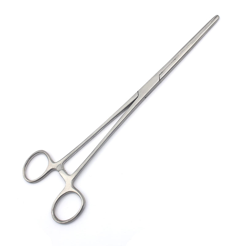 OdontoMed2011 Set of 6 Hemostat Locking Forceps 10 Inches, Straight Stainless Steel - Multipurpose Ideal Hemostats for Nurses, Fishing Forceps, Crafts and Hobby 10"