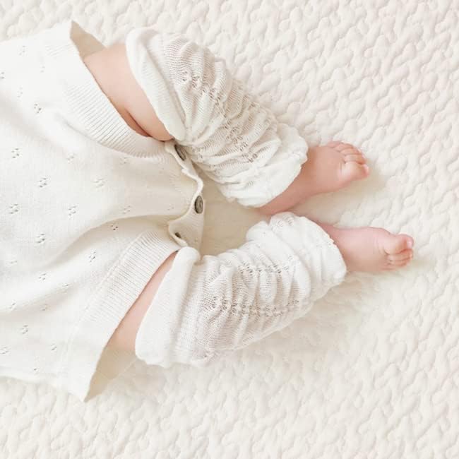 Kufuu Organic Leg Warmers, Made in Japan, Set of 3 Pairs, For Newborns to 1 Years Old - NewNest Australia