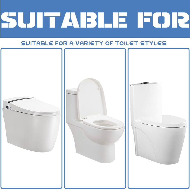 Black Better Than Wax Toilet Seal Ring Thicken Wax-Free Toilet Bowl Gasket Flange Rubber Rings for Isolating Odor Leak Proof