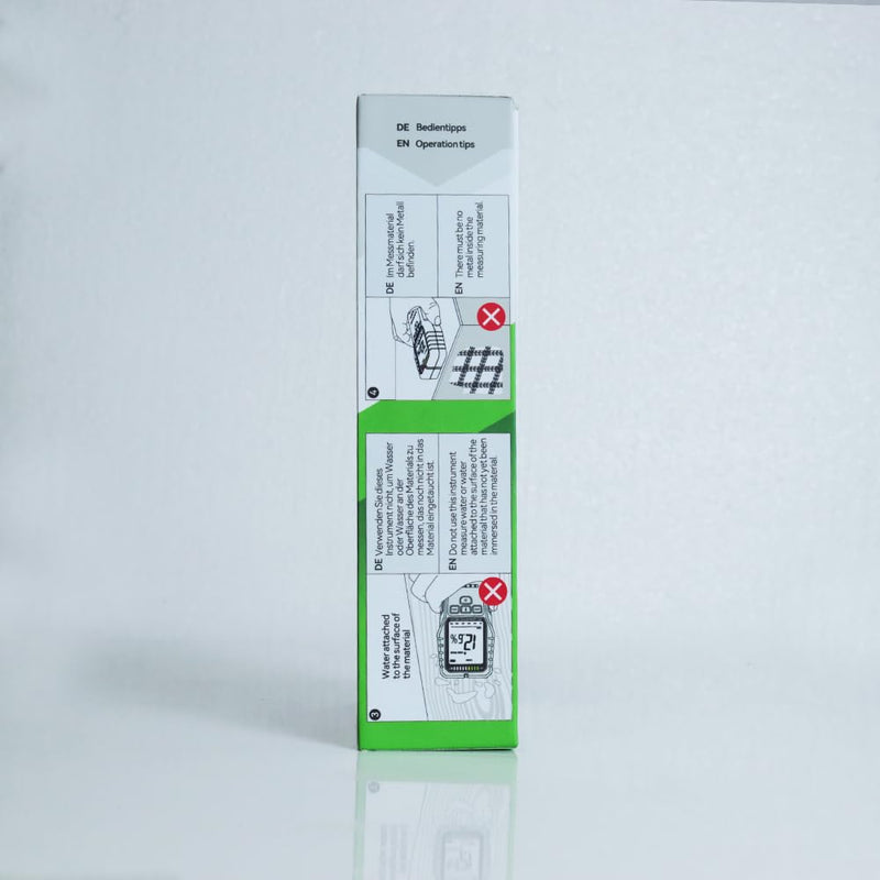 Pinless Moisture Meter for Walls,Wood Moisture Meter for Lumber,Floor Water Leak Detector Lumber Moisture Tester on Softwood and Hardwood,Firewood, Masonry(Pinless moisture meter) Pinless moisture meter