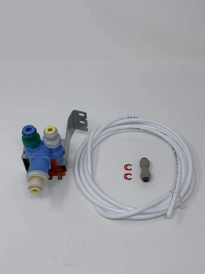 W10179146, W10408179, W10445780, Replacement Water Inlet Valve Kit for Refrigerator by OEM Parts Manufacturer W10155357, 2186486, 2205762, 2304757