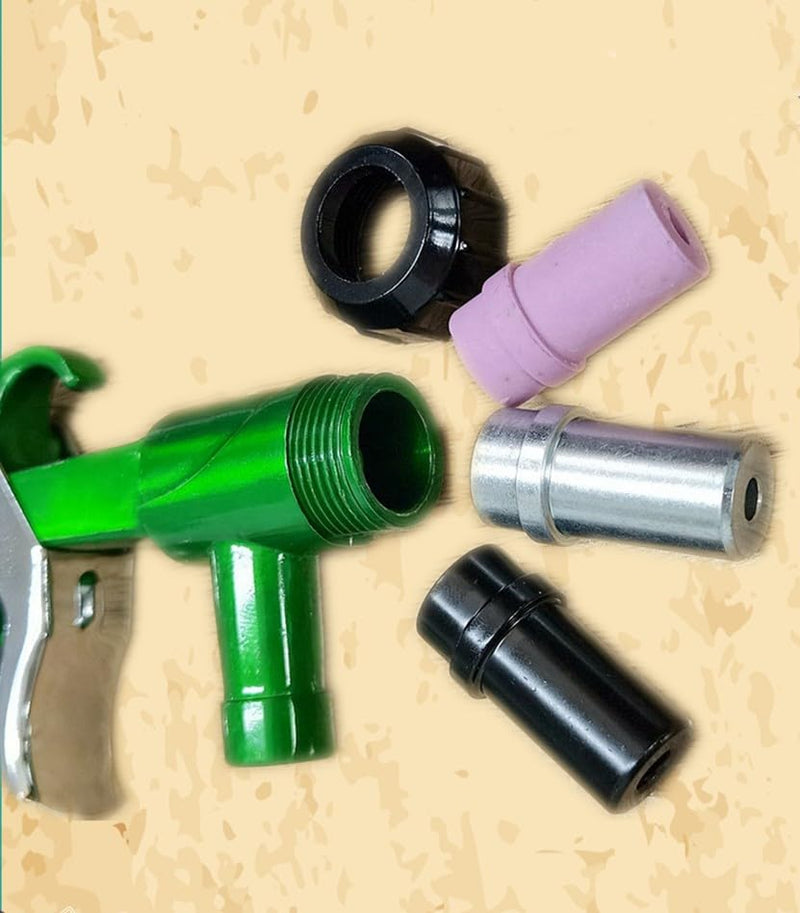 10pcs Ceramic Sandblast Nozzle (Inner Diameter 4.5mm+5mm) Sand Blaster Nozzle Head for Portable Sand Blaster Gun Kit