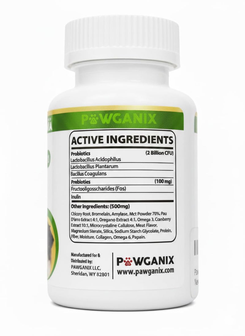 YeastGuard – Dog Yeast Infection Treatment & Probiotics (60 Chews) | Itchy Skin, Ear, Paw & Allergy Relief | 2B CFU + Caprylic Acid | Vet-Approved, Made in USA