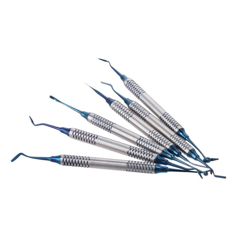Dental Filling Spatulas,Dental Composite 6Pcs Resin Tool, Professional Dental Composite Resin Filling Spatula,Trimmer Filling Instrument