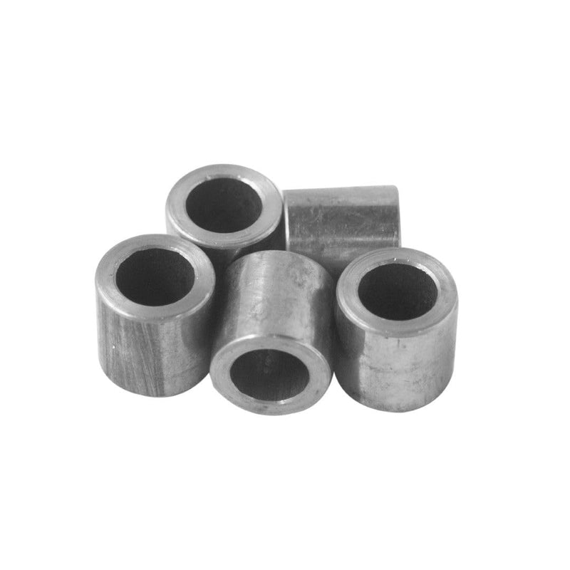 Steel Spacer 1/2" OD x 5/16" ID, Round Spacer Unthreaded Standoff Bushing Plain Finish, Fits Screws, Bolts 5/16" or M8, Metal Spacers Online (1/2" Length, 10 Pack) 1/2" Length