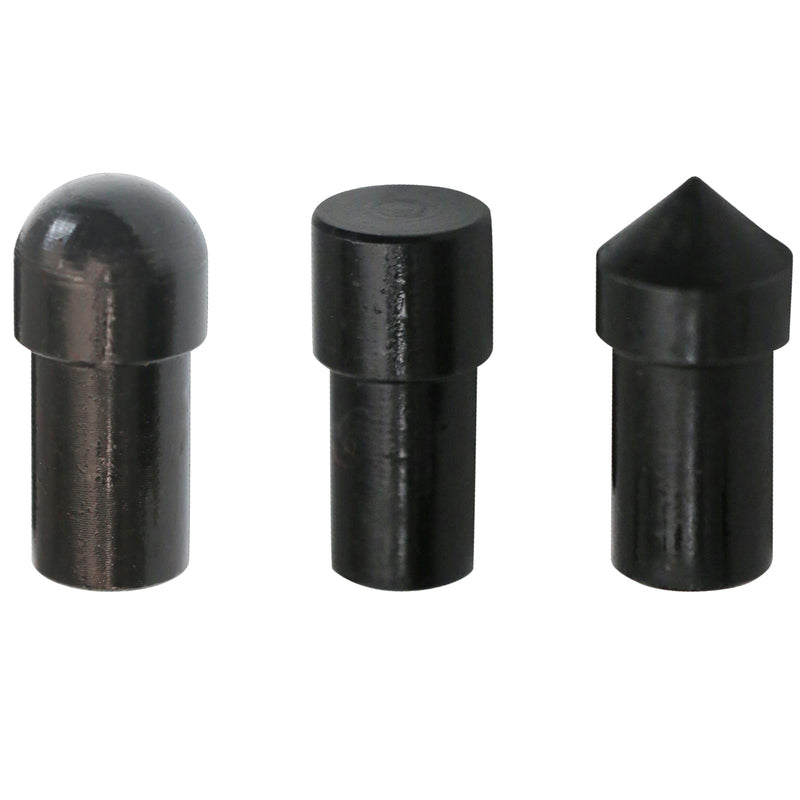 Arbor Press Drifts,6pcs Drifts, for Manual Arbor Press,2pcs*Flat/Pointed/Round Drifts