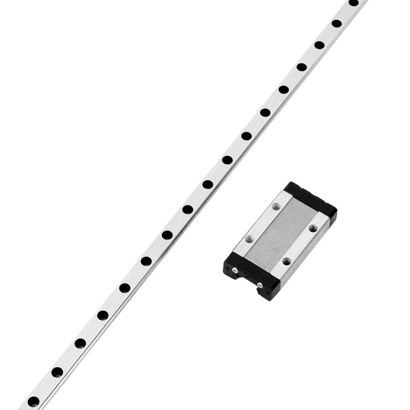 [2 Pack] MGN9 300mm Linear Sliding Rail Guide with 2pcs MGN9H Linear Bearing Sliding Carriage Block for 3D Printer and CNC Machine MGN9-H 300mm/11.81inch
