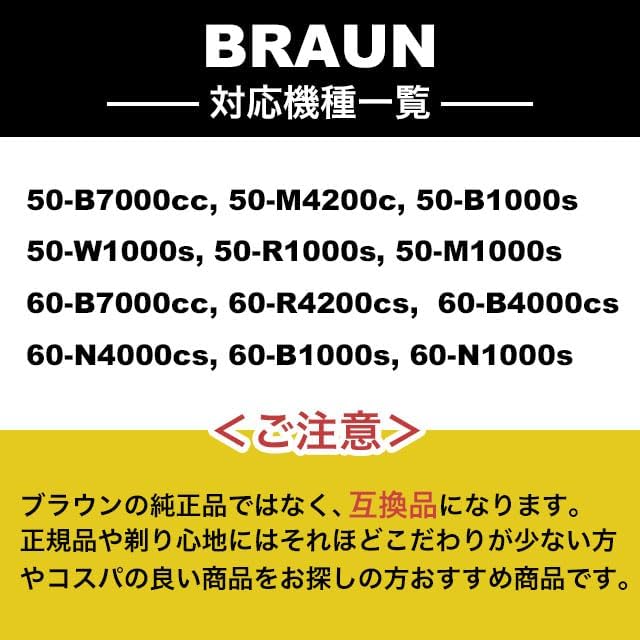 Brown Replacement Blade Series 6 Series 5 53B Shaver Compatible Replacement Blade with Integrated Net Blade and Inner Blade F/C 53B Black - NewNest Australia