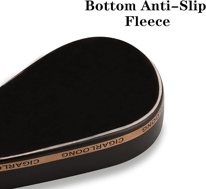 CIGARLOONG Cigar Ashtray Single Large Slot Portable Ashtray for Home and Outdoor/Tabletop/Guest Room (CLR: Black) - NewNest Australia