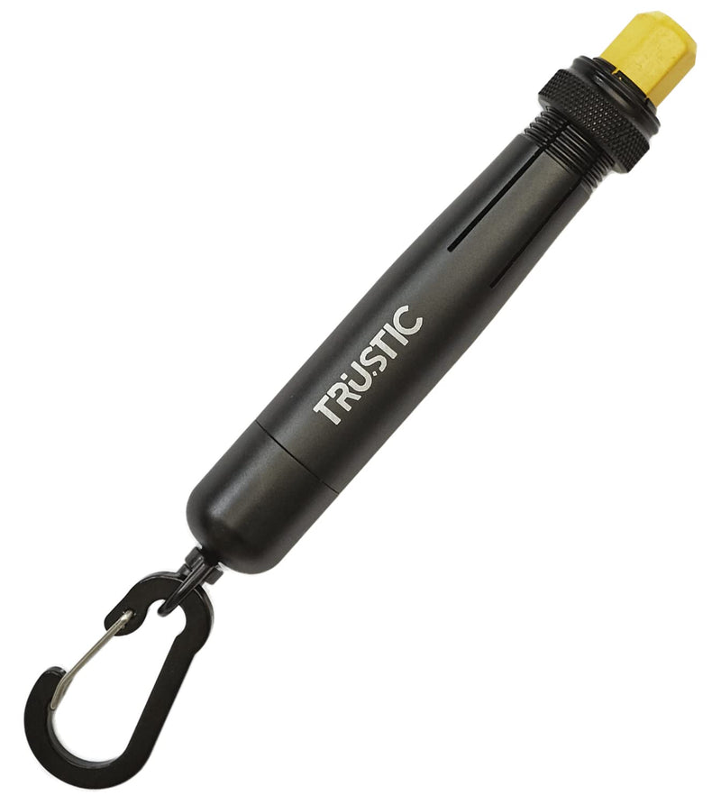 Lumber Keel Crayon Holder for 1/2" Round or Hexagonal Crayons, Industrial Heavy Duty Construction Carpenter Metal Holder (Black) Black