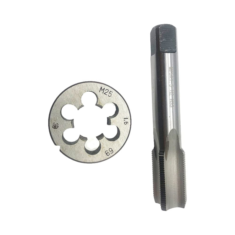 M25 x 1.5 Tap Die Set RH Right Hand Machine M25x1.5 Thread Straight Fluted | Threading Tool Milling Cutting