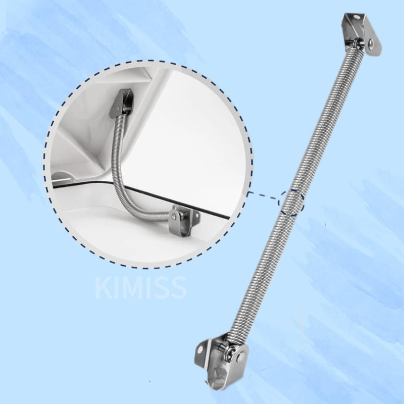 KIMISS Boat Lid Support, 11‑1/7in 283mm Long 316 Stainless Steel for Yachts Boat Hatch Holder Adjuster Lid Support Spring