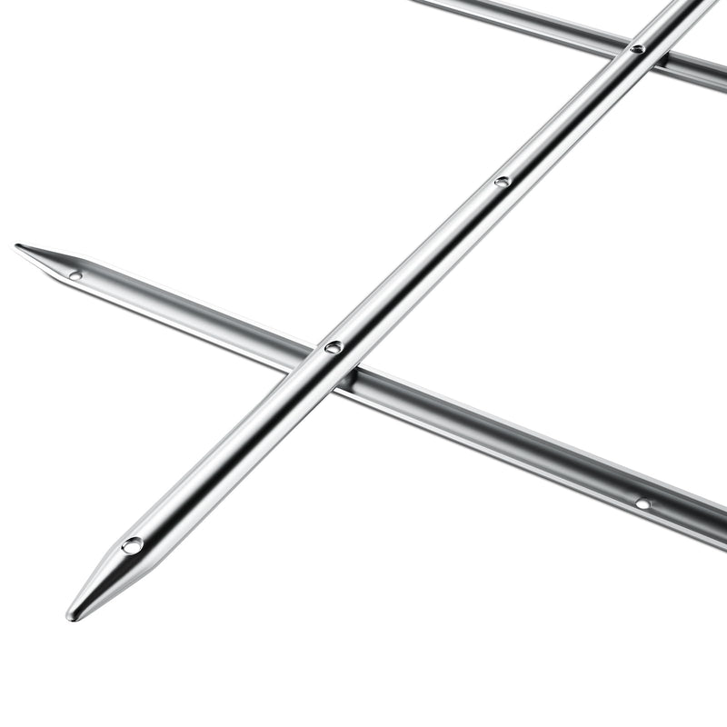 NovelBee 4pcs 24" x 3/4" Boat Rub Strakes,316 Stainless Steel Line Rub Strake Protection for Marine Boat Yacht RV
