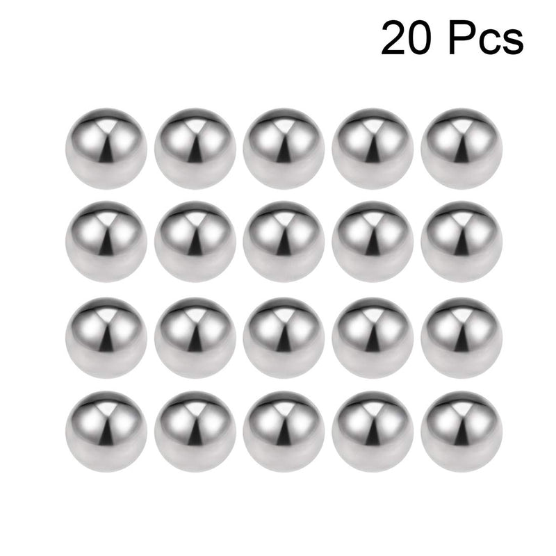uxcell 7/16-inch Bearing Balls 304 Stainless Steel G100 Precision Balls 20pcs 7/16"