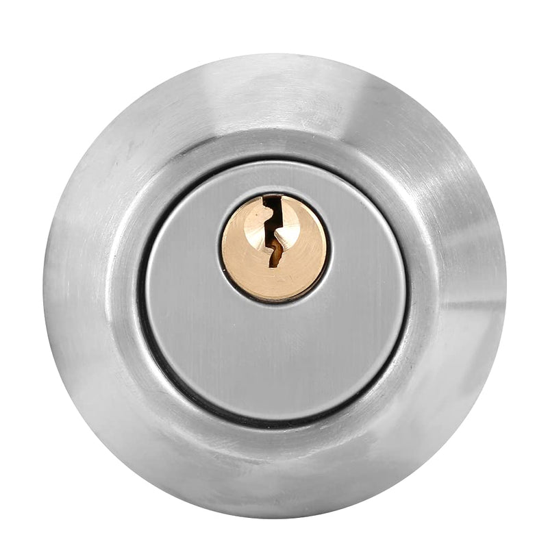 Double Cylinder Lockset, Double Cylinder Lock, Keyed Deadbolt on Both Sides with Adjustable Two Way for Enhanced Front Door Security (Stainless Steel)