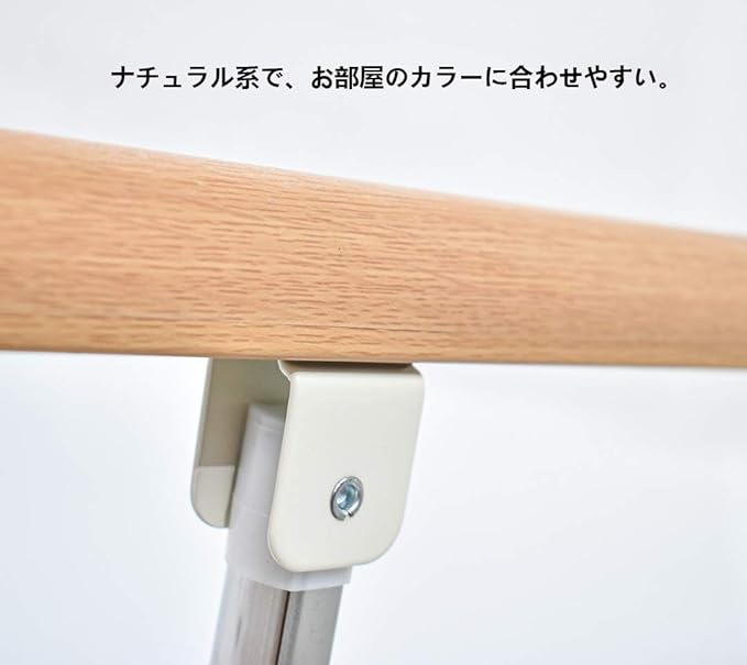 Cific Bed Guard, Foldable, Nursing, Fall Prevention, Handrail, Wood Grain (3 Tiers) - NewNest Australia