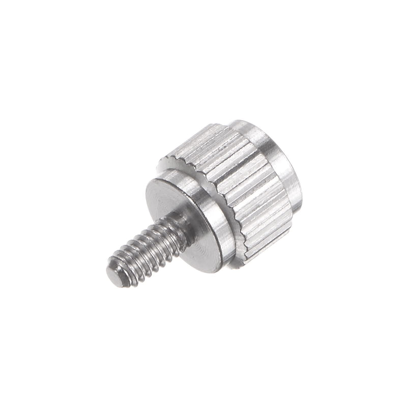 HARFINGTON 4pcs Vernier Calipers Locking Screws M2x4mm Round Flat Head Knurled Thumb Knob Bolts